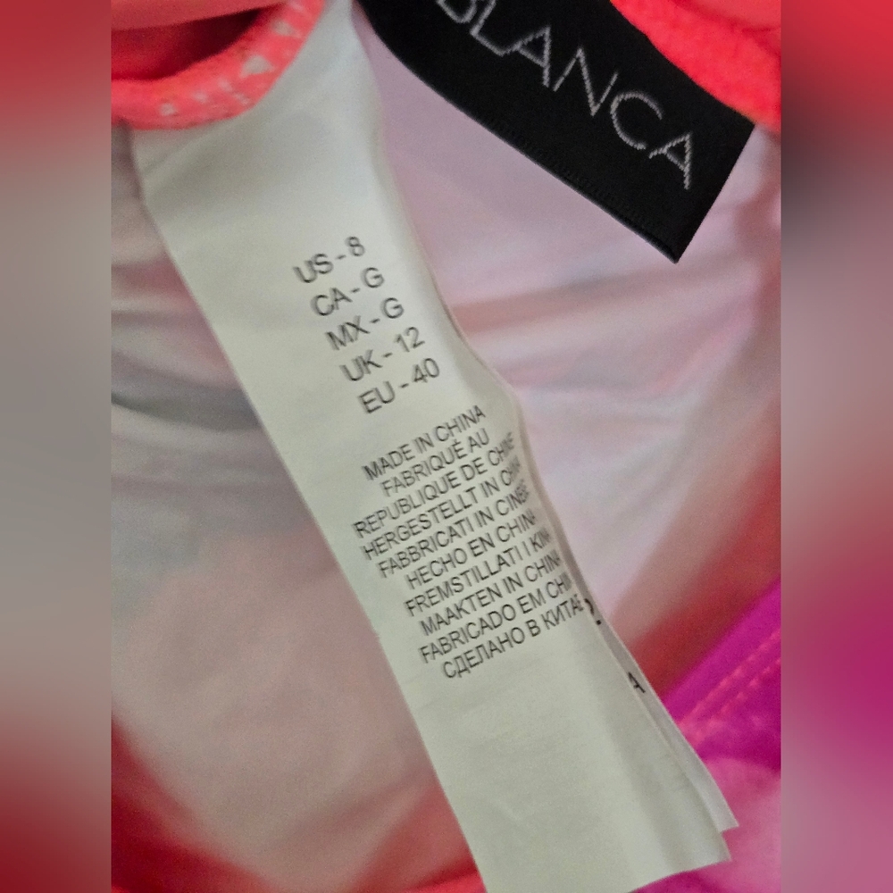 New With Tags La Blanca Isla Del Sol One-Piece Swimsuit, Mutli, Women's 8 - Picture 7 of 10